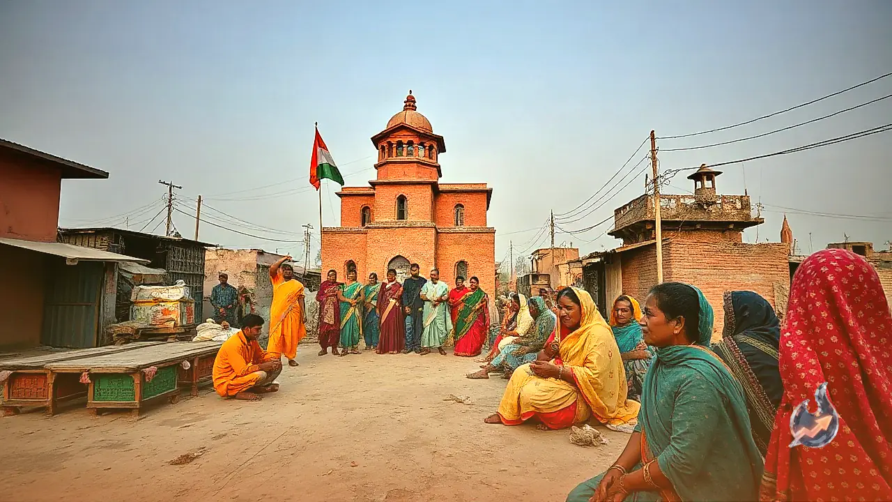 Faridabad Farmers Stage 32-Day Sit-In Over Land Compensation as Women Turn to Hymns at Sotai