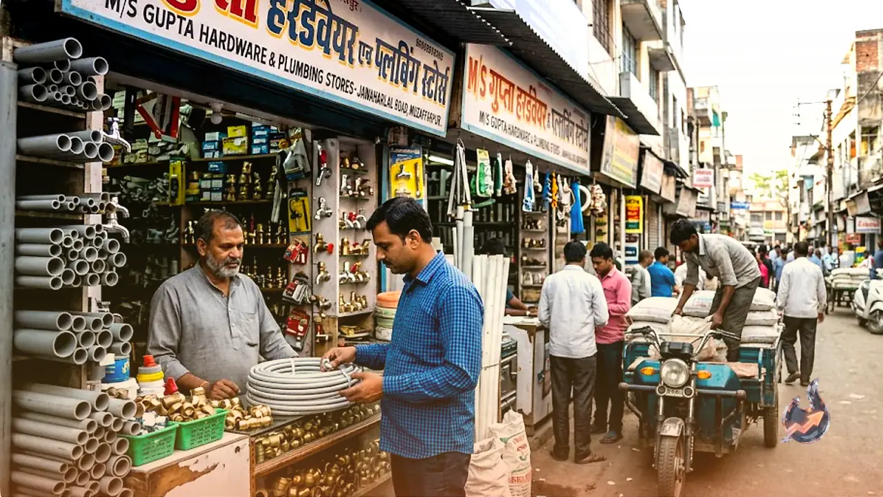 Muzaffarpur's Jawaharlal Road Emerges as a Major Wholesale Hub for Hardware and Plumbing Materials