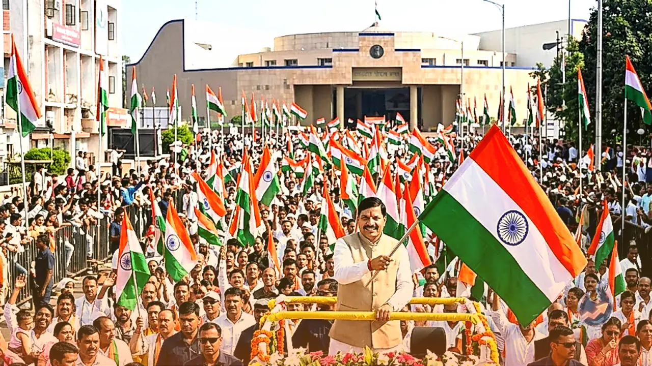 मुख्यमंत्री मोहन यादव ने भोपाल से की मध्य प्रदेश में 'हर घर तिरंगा' अभियान की शुरुआत