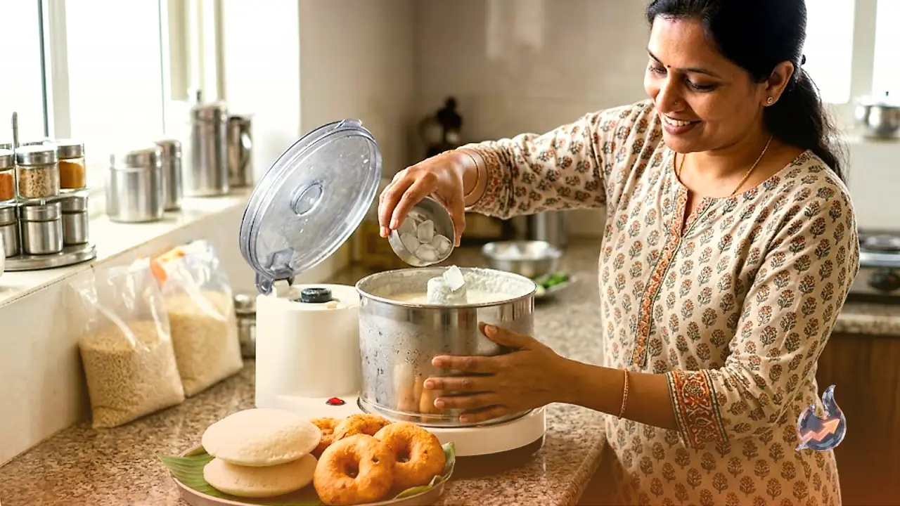मुलायम इडली और कुरकुरे मेदू वड़े के लिए उड़द दाल पीसते समय अपनाएं ठंडे पानी की यह जादुई तकनीक