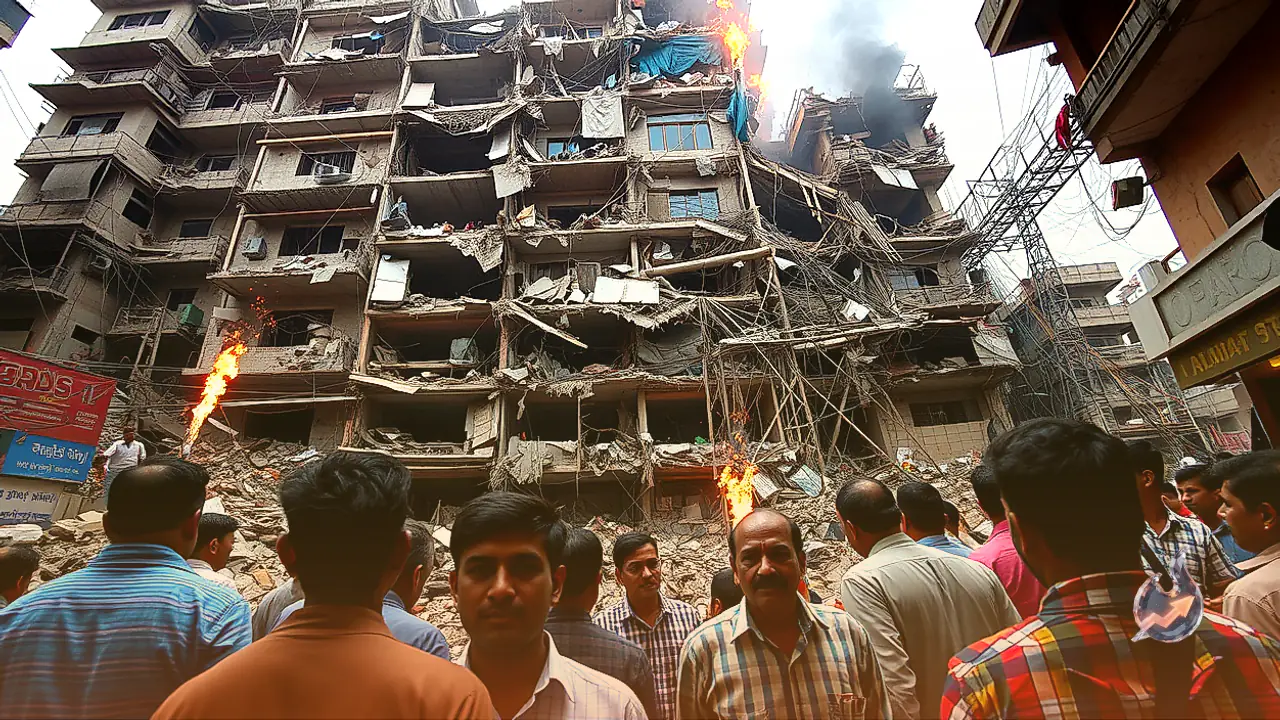 Multi-Storey Building Collapses in Seemapuri, Several Feared Trapped Under Debris