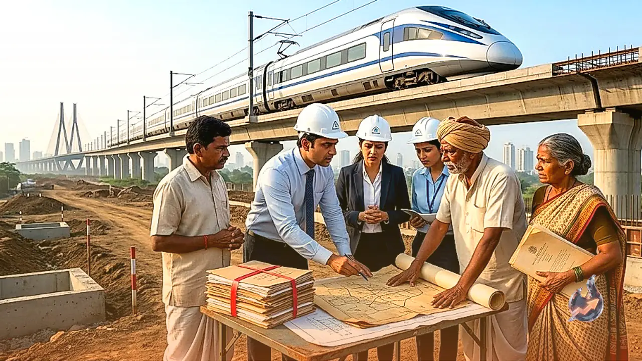Mumbai-Ahmedabad Bullet Train Project Faces Stagnation Threat Over 40,000 Crore Compensation Hike