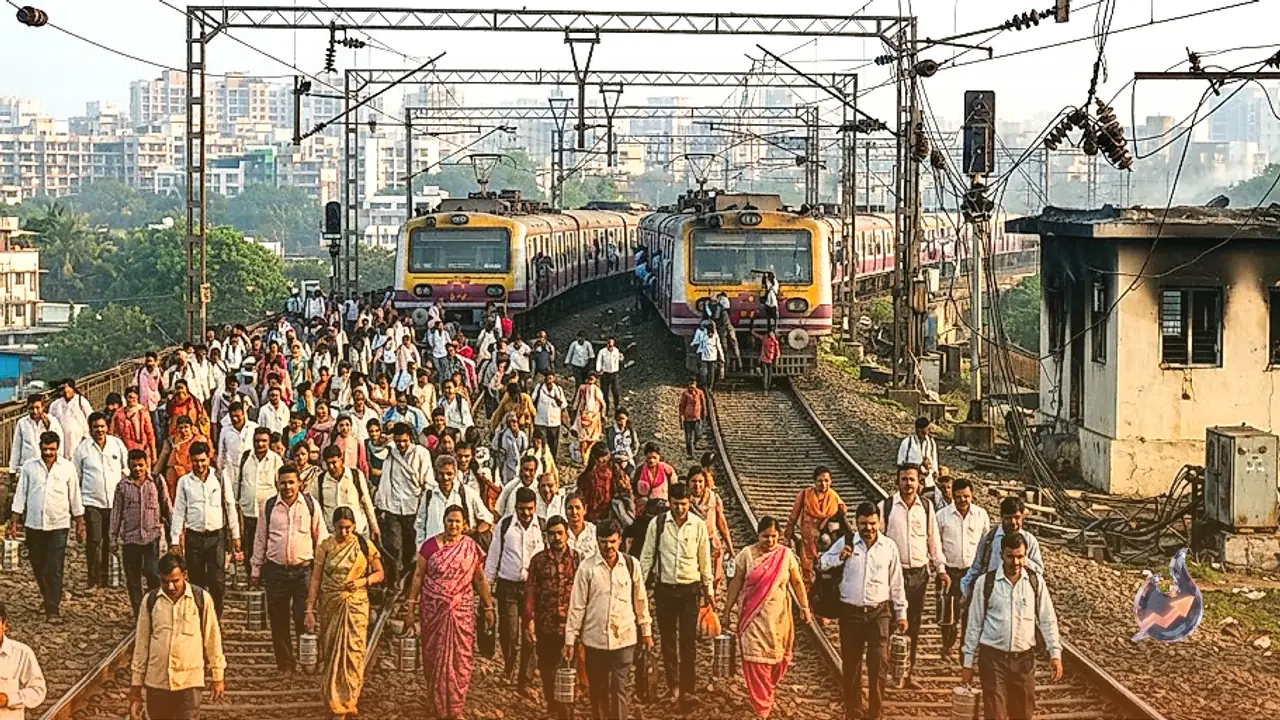 मुंबई में सेंट्रल रेलवे की सिग्नलिंग ठप होने से मची अराकता, पटरियों पर पैदल चले यात्री और हादसों में 3 की मौत