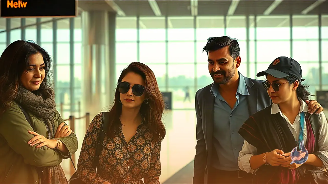 Twinkle Khanna Spotted at Mumbai Airport with Children Aarav and Nitara as Family Keeps Rare Public Profile