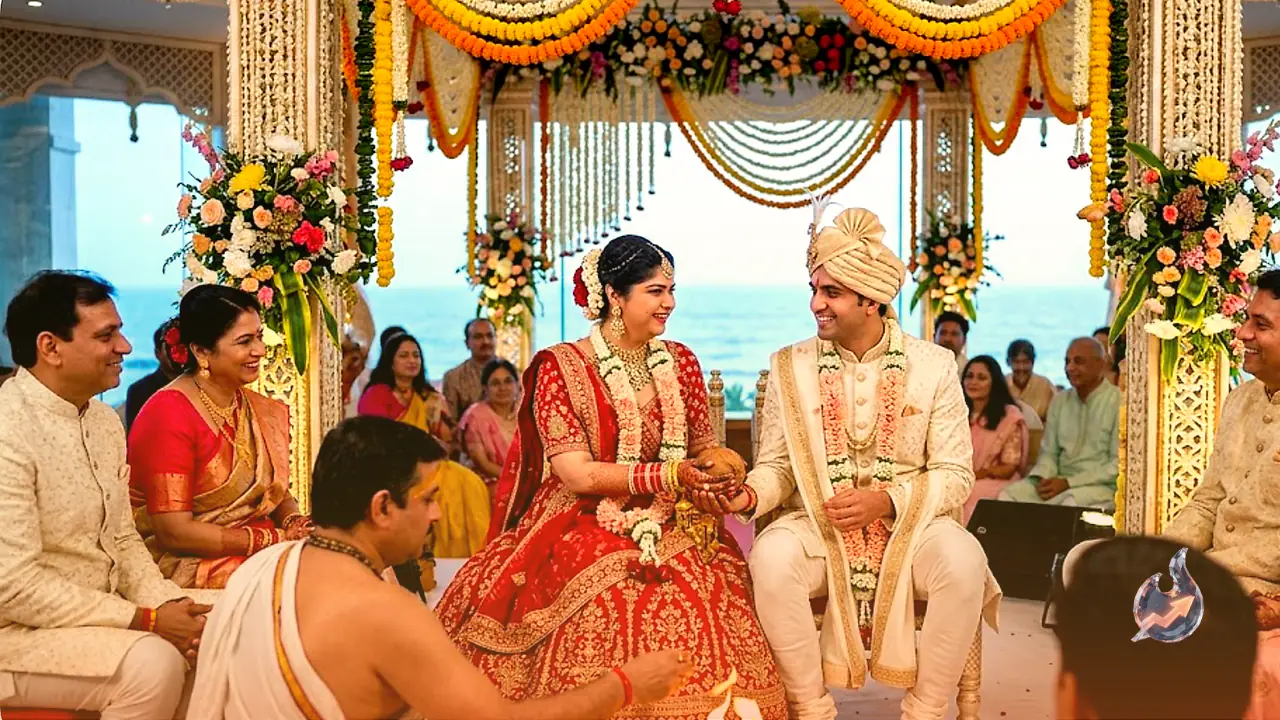 Anshula Kapoor Ties The Knot With Rohan Thakkar In A Traditional Mumbai Wedding At Taj Lands End