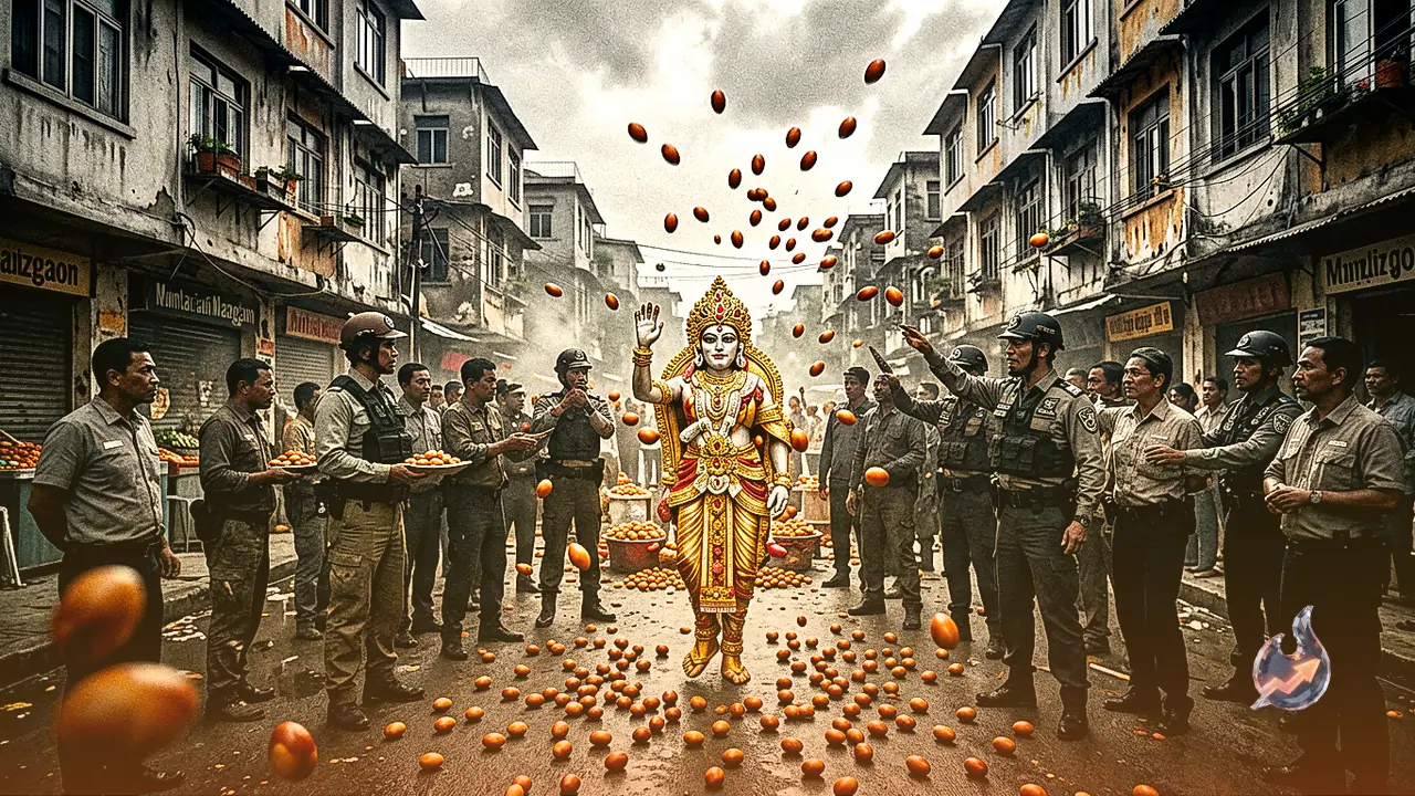 मुंबई में गणपति आगमन यात्रा के दौरान बड़ा बवाल, भीड़ और प्रतिमा पर अंडे फेंके जाने से तनाव