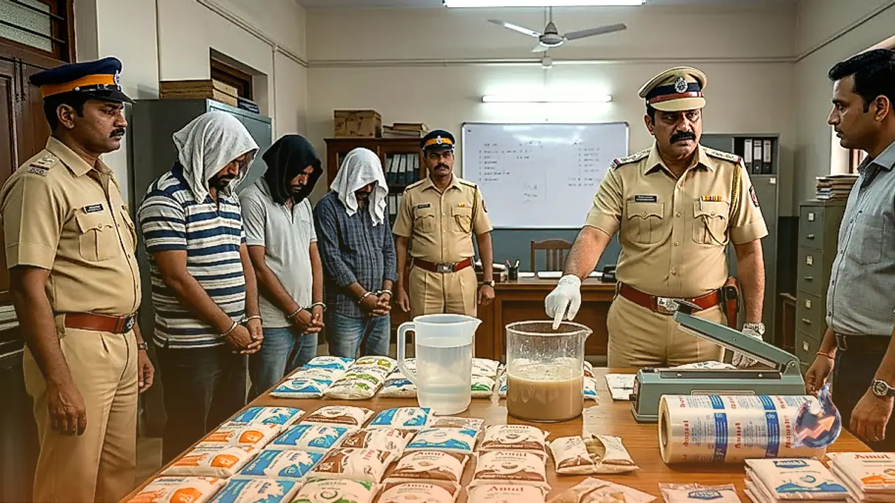 मुंबई में नकली दूध का भंडाफोड़, अमूल और गोकुल के पैकेटों में गंदा पानी भरकर बेचने वाले चार दबोचे