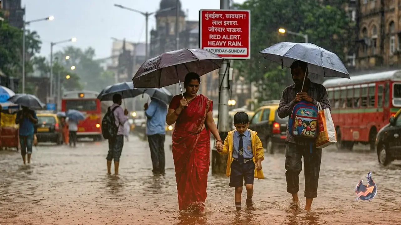 Mumbai's Week of Relentless Rain Culminates in a Red Alert for the Weekend