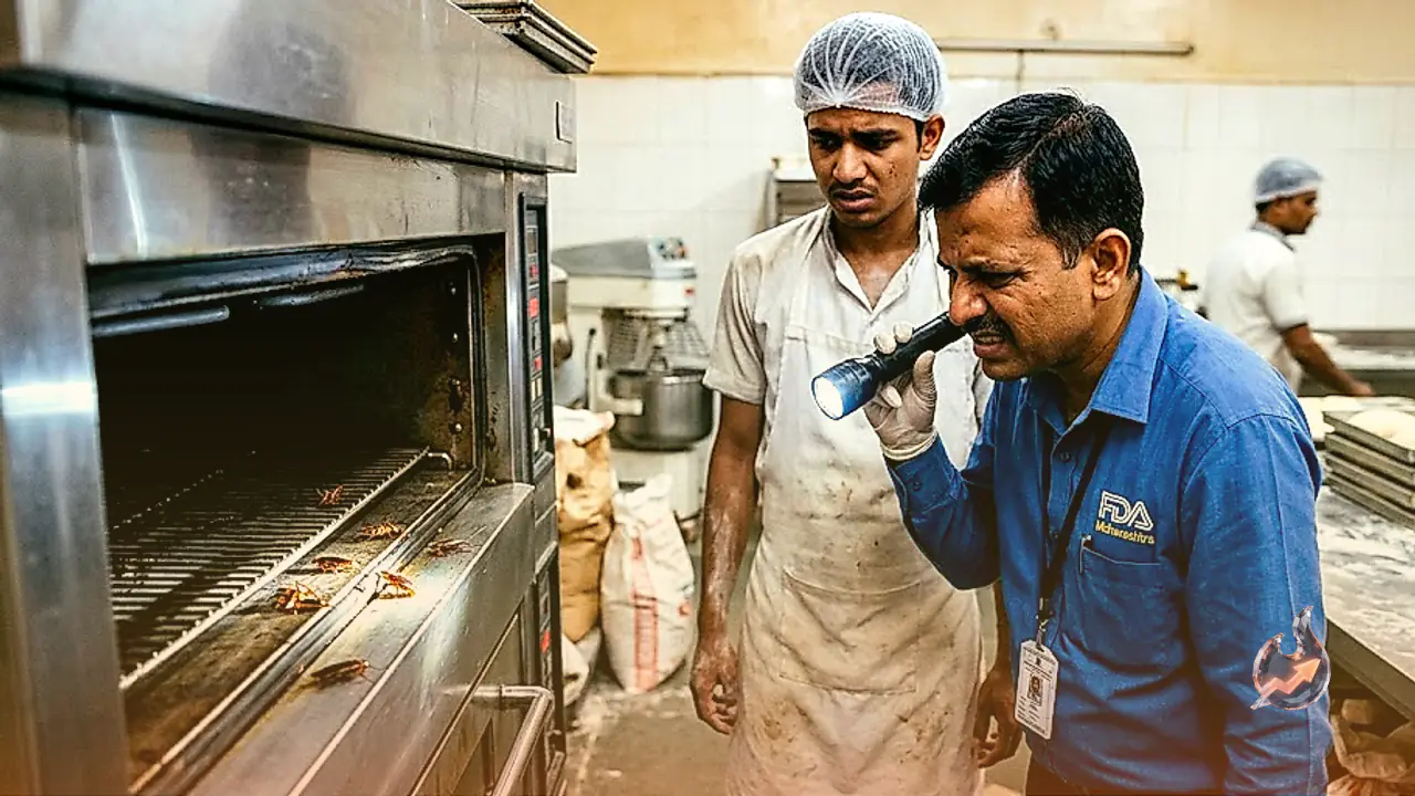 Mumbai FDA Suspends Licenses of Five Bakeries Over Hygiene Lapses After Cockroaches Found Inside Baking Ovens