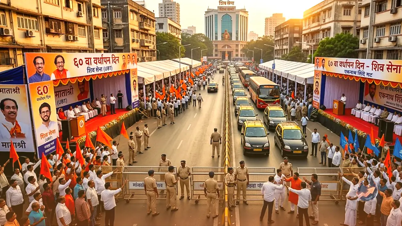 मुंबई में शिवसेना के 60वें स्थापना दिवस पर सियासी हलचल तेज, दल-बदल की अटकलें