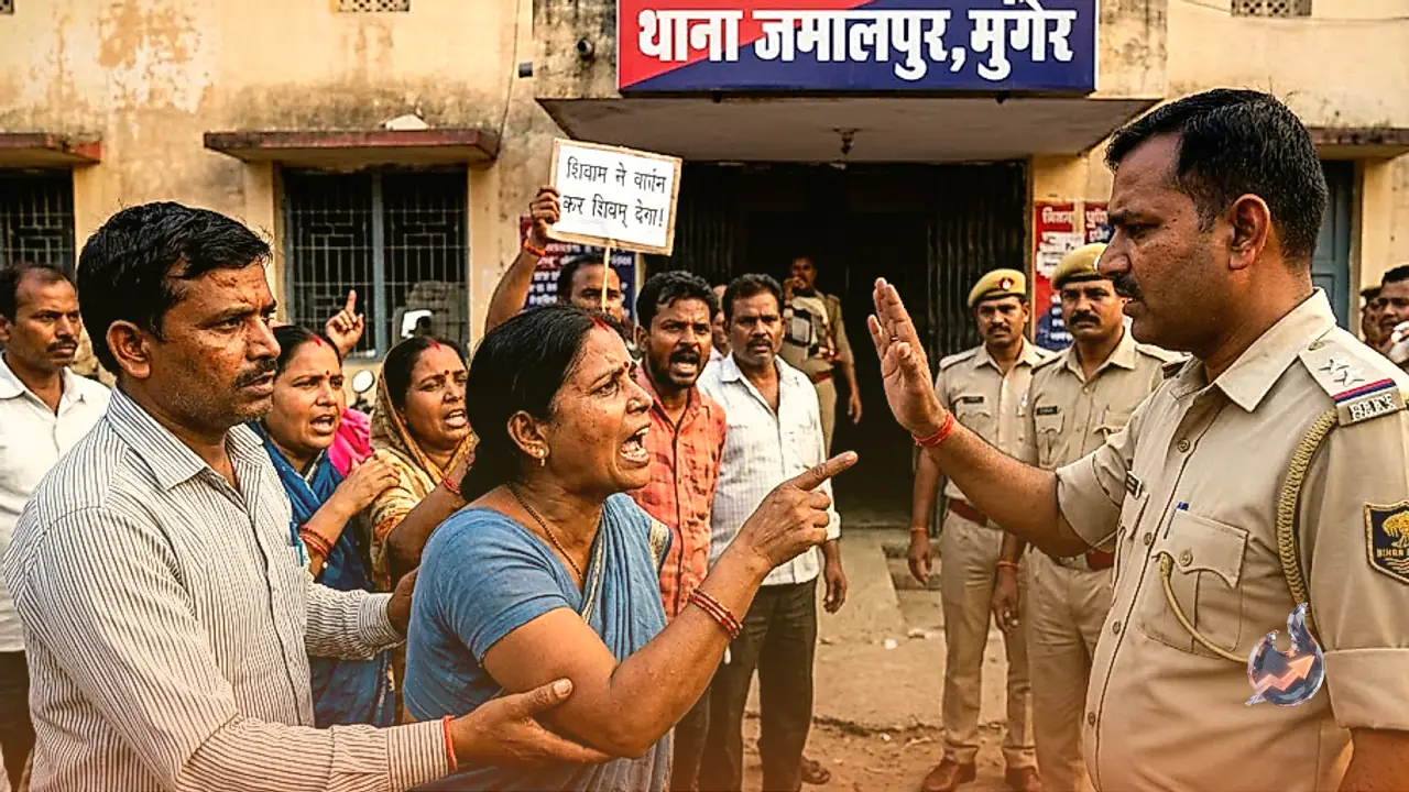 Tensions Erupt at Munger's Jamalpur Police Station Over Delayed Probe in Shivam Murder Case