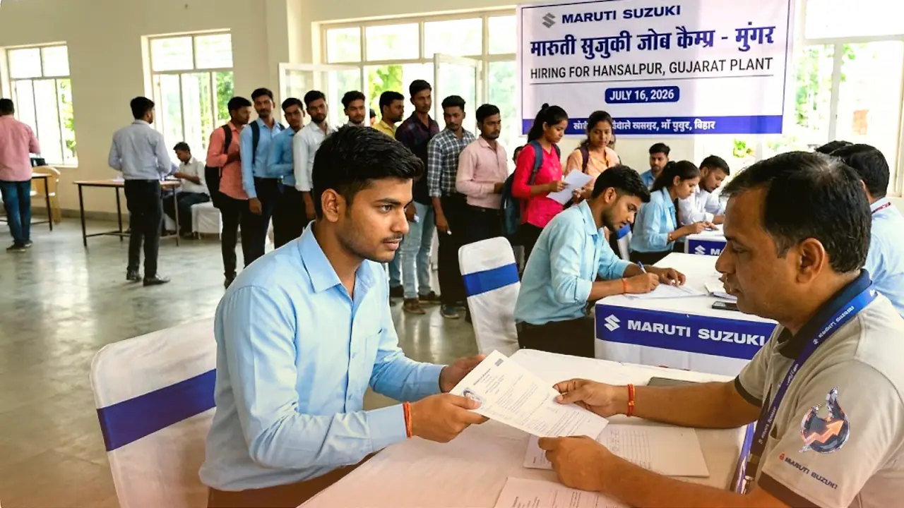 Maruti Suzuki Job Camp in Munger: Hiring for 250 Posts, Check Process