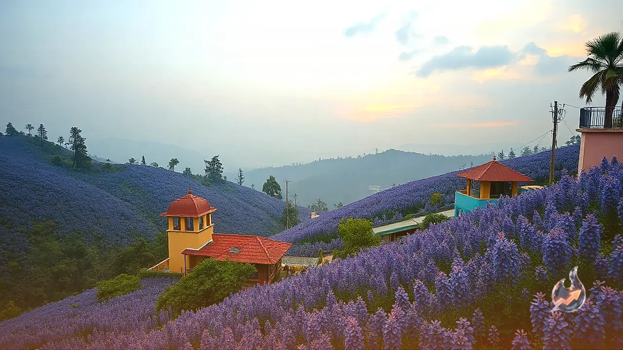 Munnar Valley Turns Blue Again as Rare Neelakurinji Flowers Bloom After 12 Years