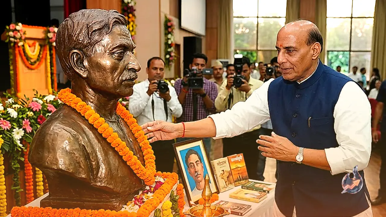 Rajnath Singh Honors Munshi Premchand on Birth Anniversary, Highlighting His Literary Legacy and Social Realism