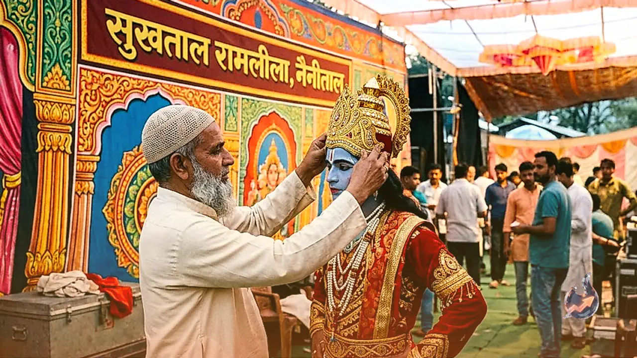 Muslim Artists Play Key Roles in Nainital Sukhatal Ramlila, Showcasing Communal Harmony
