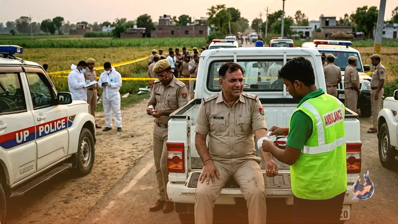 Wanted Criminal Jitendra Alias Dhalu Gunned Down in Badaun Police Encounter, Two Cops Injured