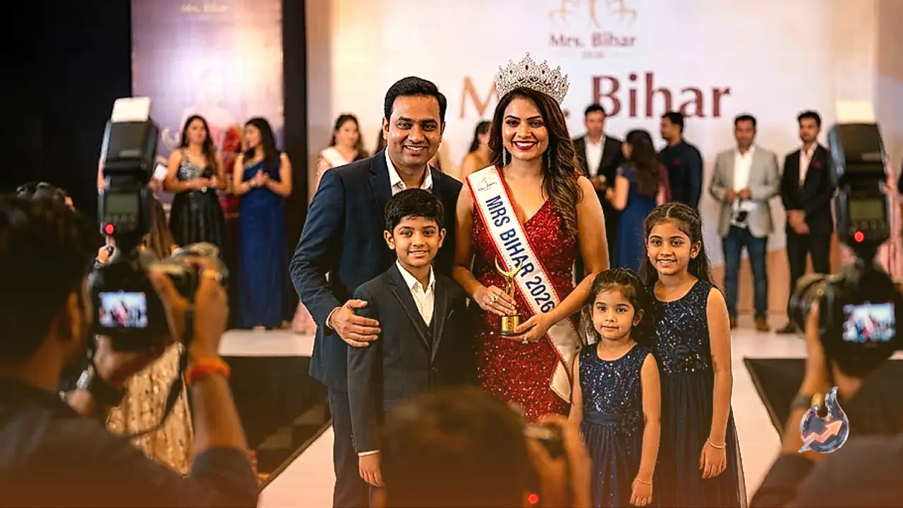 मुजफ्फरपुर की सोनी गुप्ता बनीं मिसेज बिहार 2026, 100 महिलाओं को पछाड़कर जीता ताज