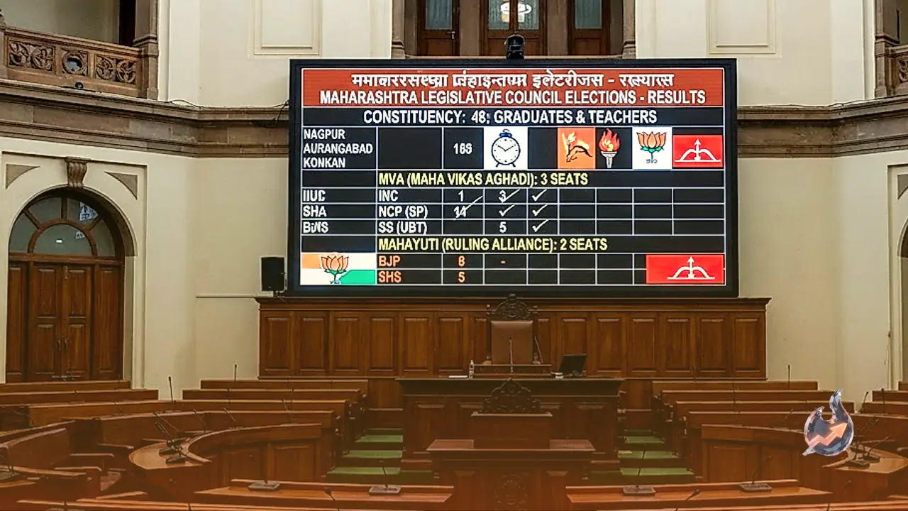 MVA Dominates Maharashtra Council Polls With Three Seats as Ruling Mahayuti Falls Behind