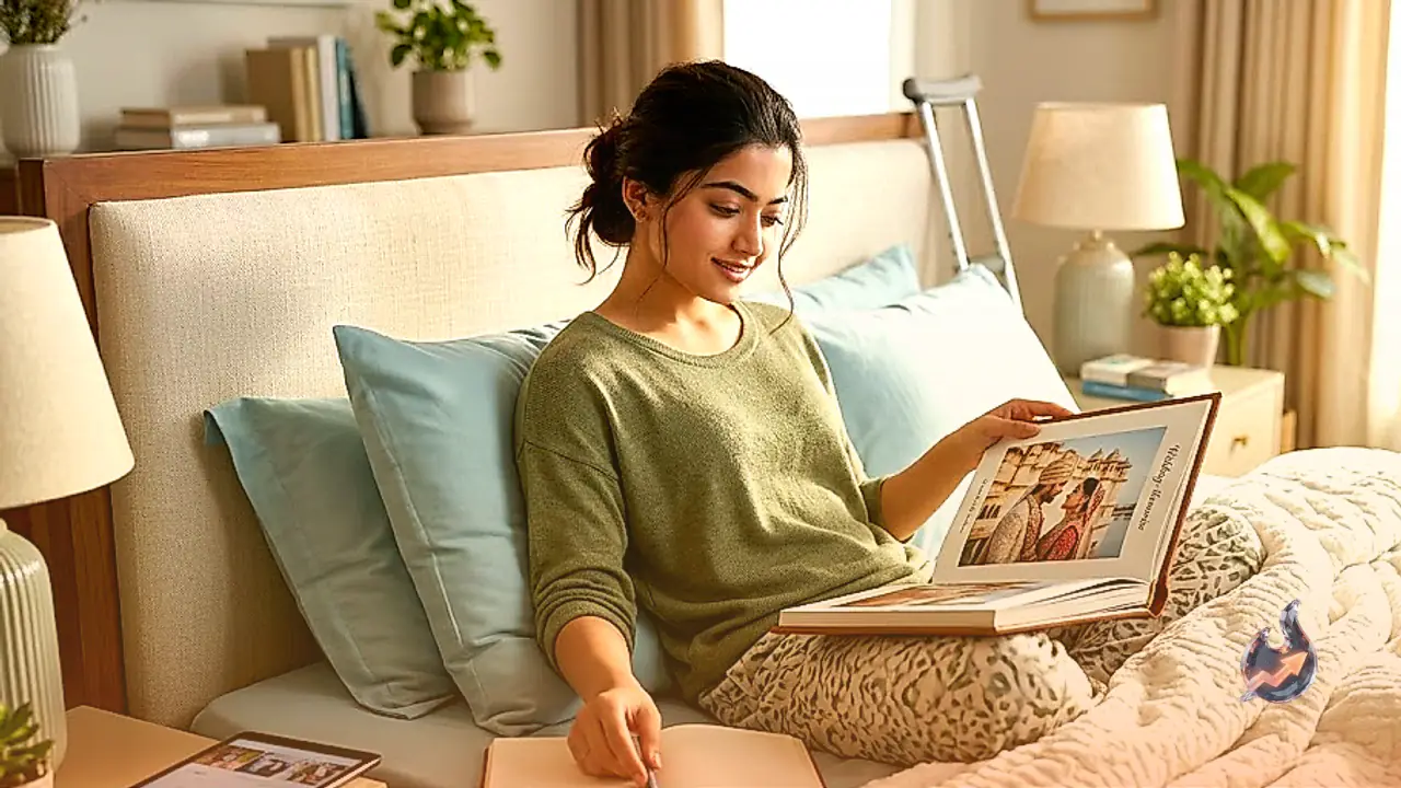 Rashmika Mandanna Shares Recovery Diary After Severe Hip Injury on Mysa Set, Revisits Udaipur Wedding Memories