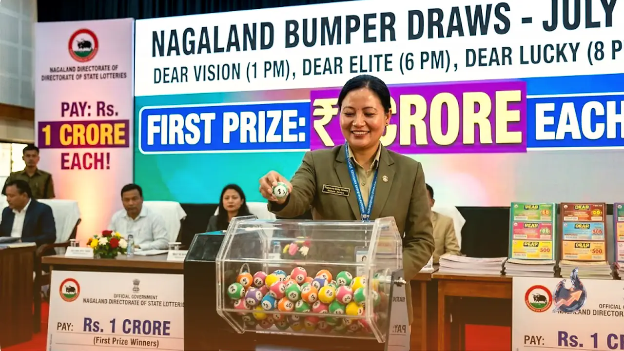 Nagaland Bumper Draws for July 4: Dear Vision, Dear Elite and Dear Lucky Chase the Rs 1 Crore Top Prize