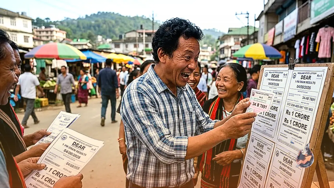 नागालैंड संबाद लॉटरी के 4 अगस्त 2026 के परिणाम घोषित, तीनों ड्रॉ में 1-1 करोड़ रुपये का बंपर इनाम