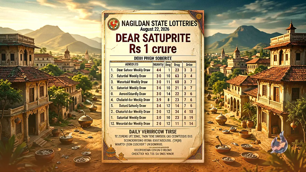 Nagaland State Lottery Announces August 22, 2026 Bumper Draw: Check Prize Details and Claim Guide