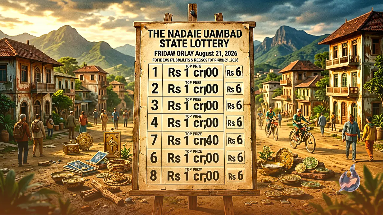 Nagaland State Lottery Sambad Results Out For August 21 2026 With Rs 1 Crore Top Prize
