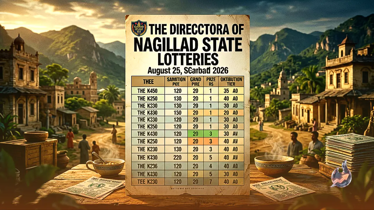 Nagaland State Lottery Sambad Results Out For August 25 2026 With Top Rs 1 Crore Prize
