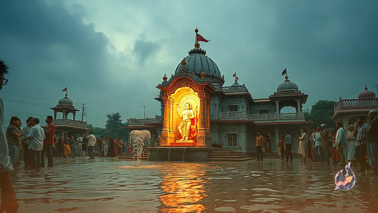 नागौर के जैन मंदिर में भगवान आदिनाथ की प्रतिमा से बही जलधारा, दर्शन के लिए उमड़े श्रद्धालु