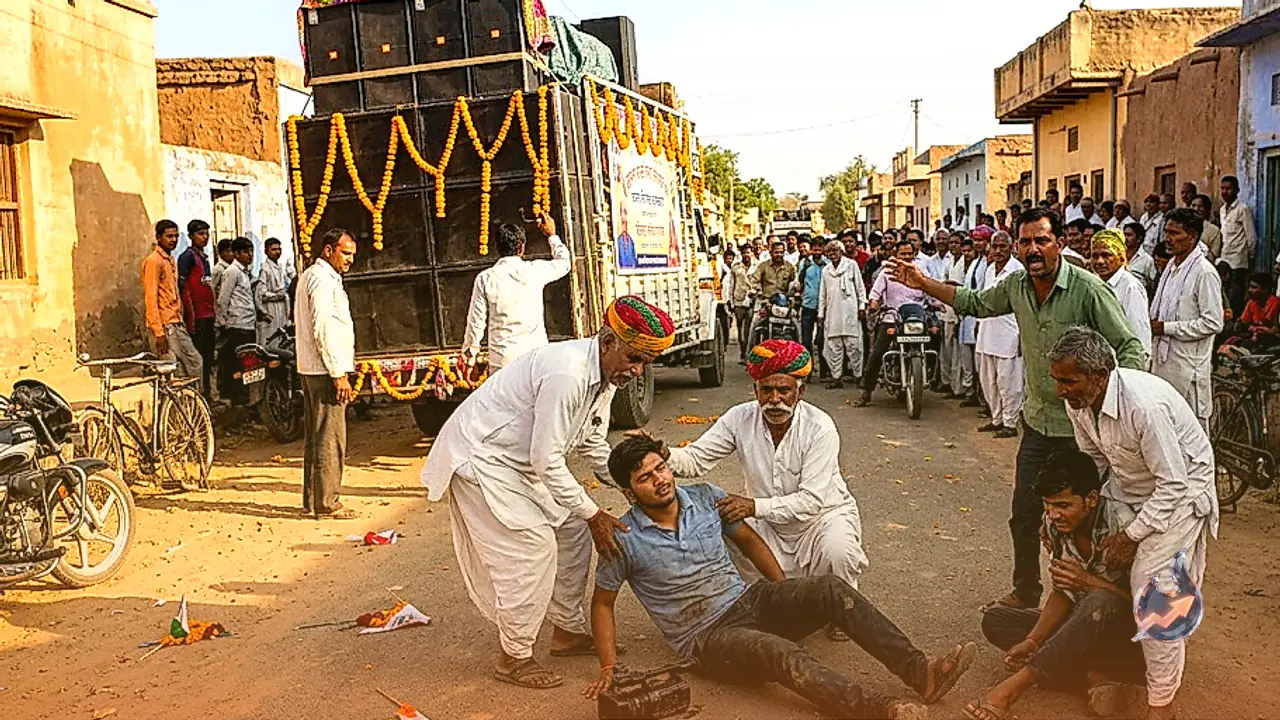 नागौर में सेवानिवृत्ति जुलूस के दौरान डीजे का खतरनाक स्टंट, 25 साल के कैमरामैन बंटी प्रजापत की जोधपुर में इलाज के दौरान मौत
