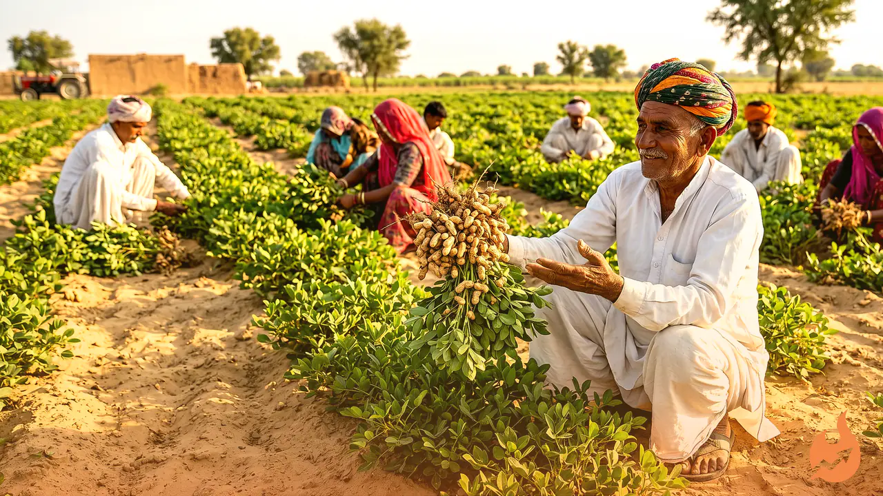 Why Nagaur's Farmers Are Betting on Spanish Bunch Groundnut: Big Yields Even With Little Rain