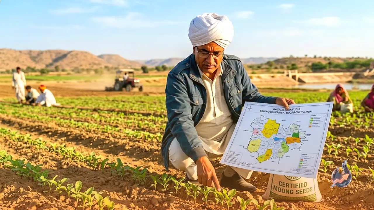 Nagaur Kharif 2026: Agriculture Department Outlines Mega Cultivation Blueprint Over 8 Lakh Hectares, Moong Set to Lead Sowing Drive