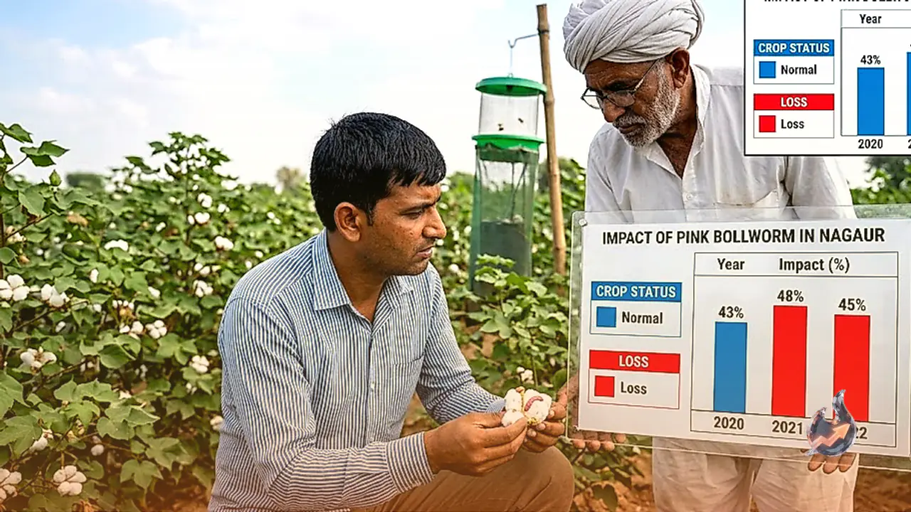 Pink Bollworm Menace in Nagaur: Cotton Crop at Risk and How Farmers Can Save Their Harvest