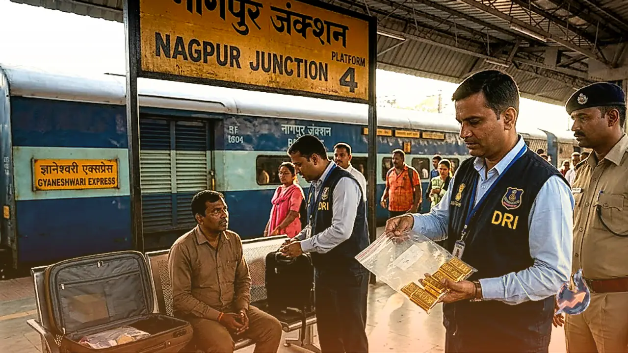 DRI Intercepts Gyaneshwari Express Passenger At Nagpur With Smuggled Gold Worth Over Rs 3.09 Crore