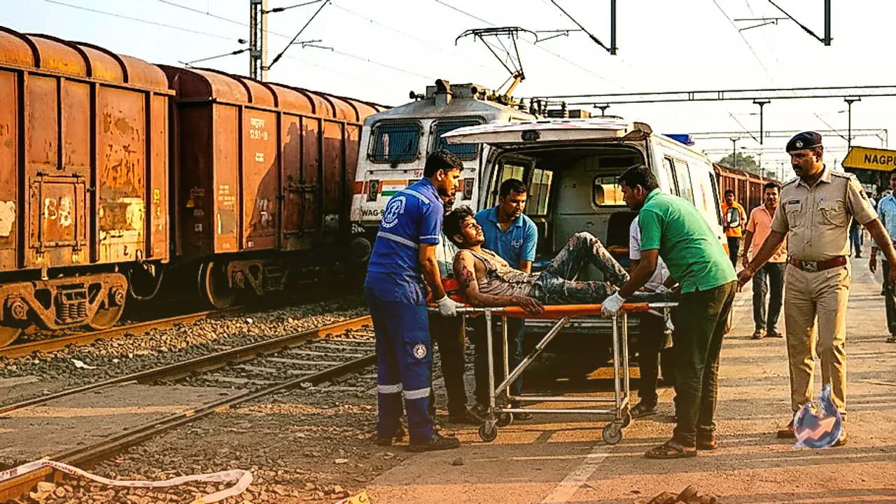 Youth Climbs Goods Train At Nagpur Station, Left Severely Burnt After Grabbing Live Wire