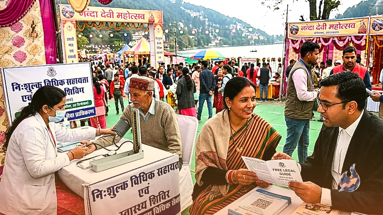 नैनीताल के नंदा देवी महोत्सव में कानून और सेहत की अनोखी पाठशाला, श्रद्धालुओं को मुफ्त सलाह और पुस्तकें