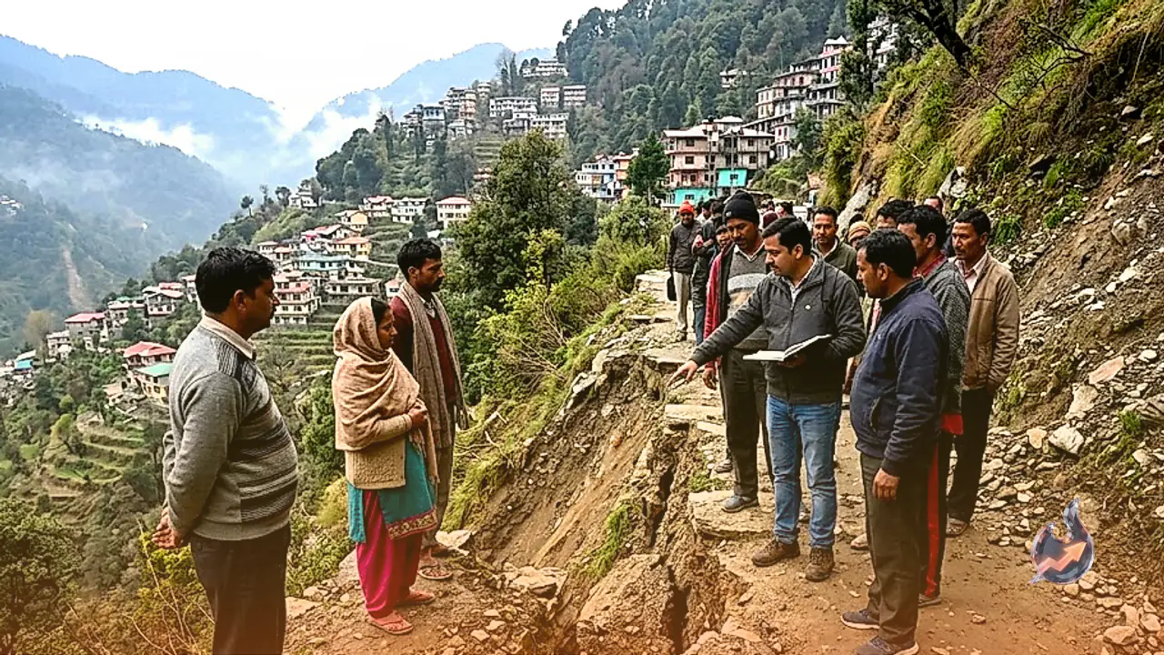 नैनीताल के कृष्णापुर में सड़क की मांग के बीच बालियानाला की संवेदनशील पहाड़ी पर वाहनों से भूस्खलन का बढ़ा खतरा