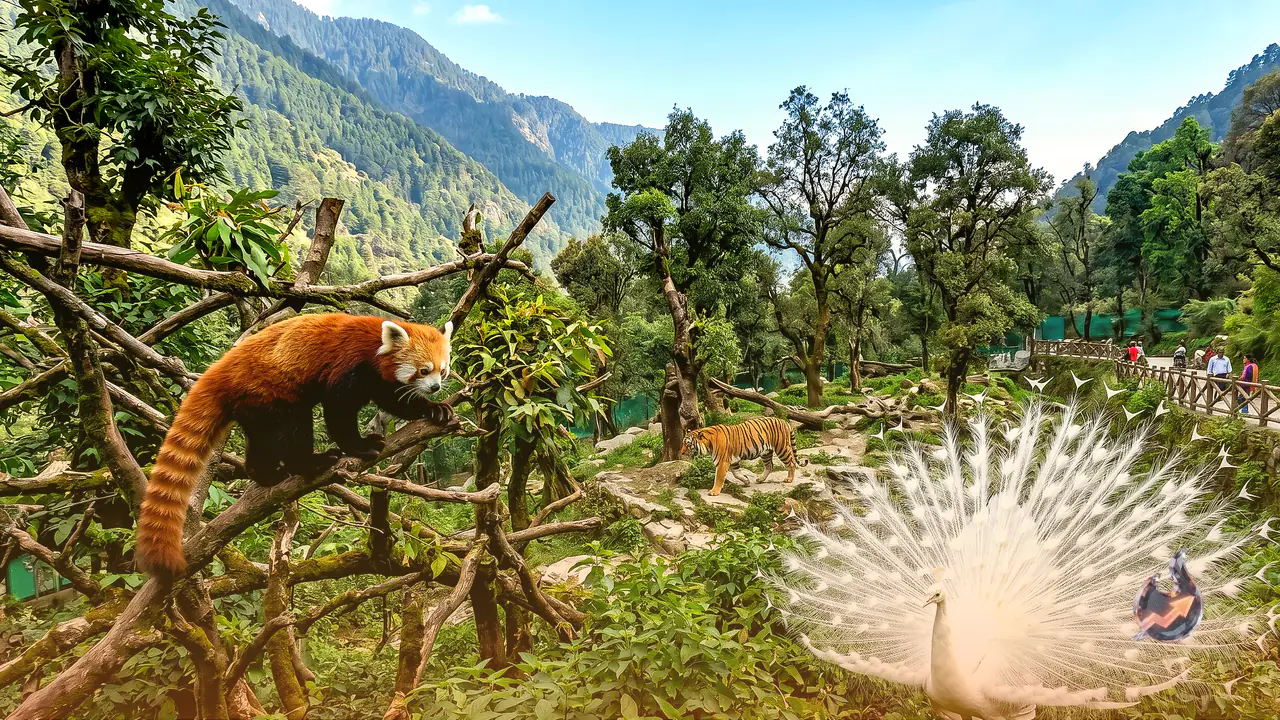 Nainital's High Altitude Zoo at 2,100 Metres: A Close Look at Its Red Pandas, Tigers and White Peacocks