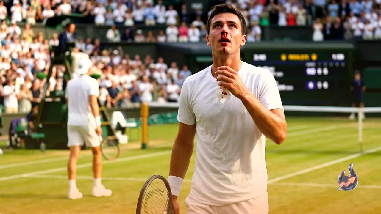 Bloodied But Unbeaten, Arthur Fery Fights Into Wimbledon's Last 16