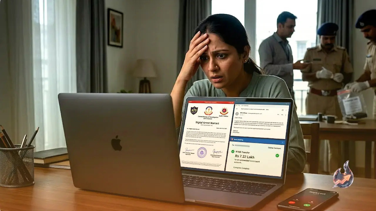 Fake ATS and CBI Officers Defraud Delhi Woman of Rs 7.22 Lakh in Digital Arrest Scam, Three Arrested from West Bengal