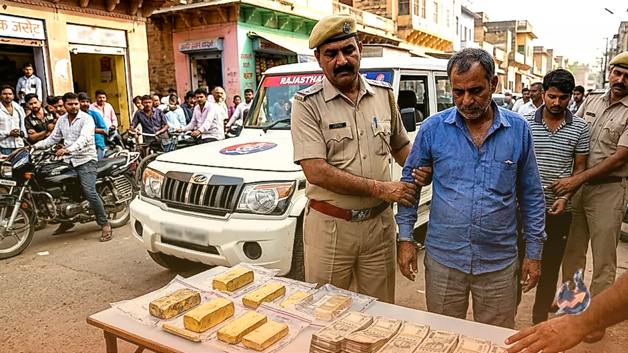 नकली सोना थमाकर 15 लाख रुपये की चपत लगाने वाले 2 शातिर बूंदी में धरे गए, 12 लाख रुपये की नकदी बरामद