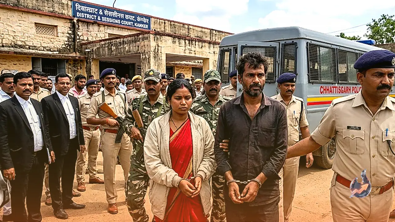 Kanker Court Hands Naxal Couple Prabhakar and Raje Kange 7-Year Jail Terms Each