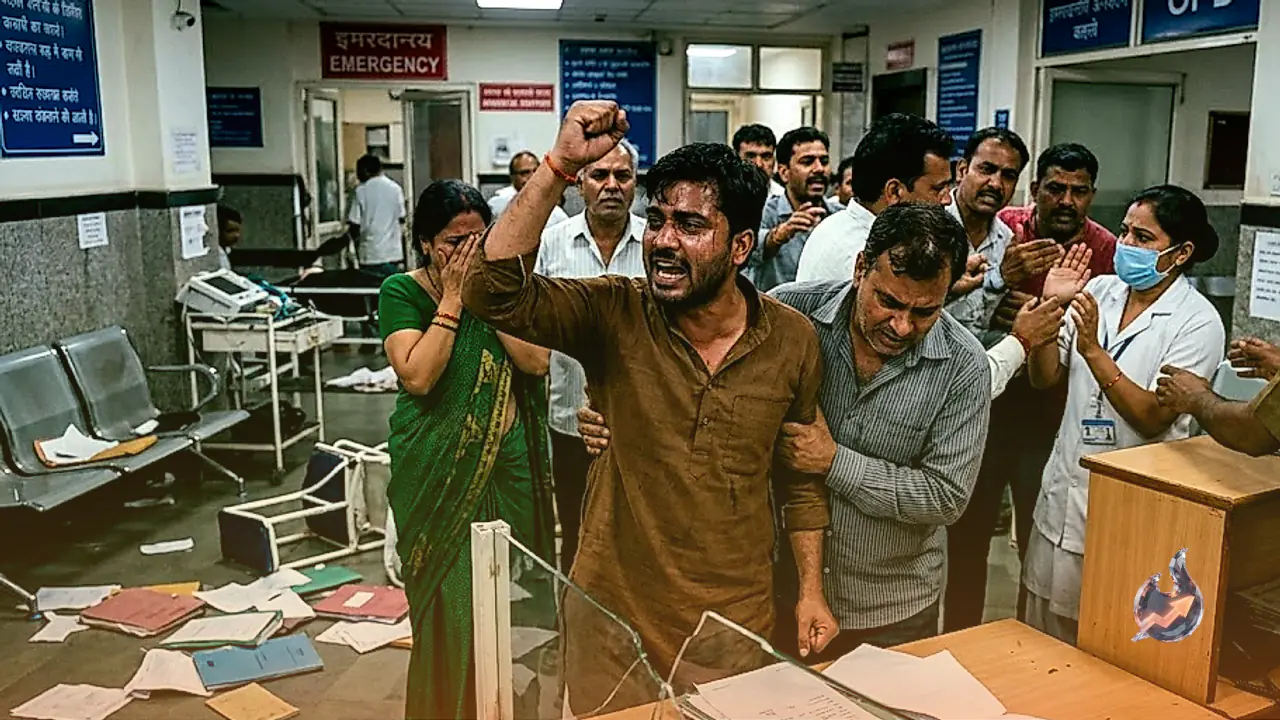 Three-Year-Old Child Dies During Treatment in Nalanda, Outraged Family Vandalizes Hospital