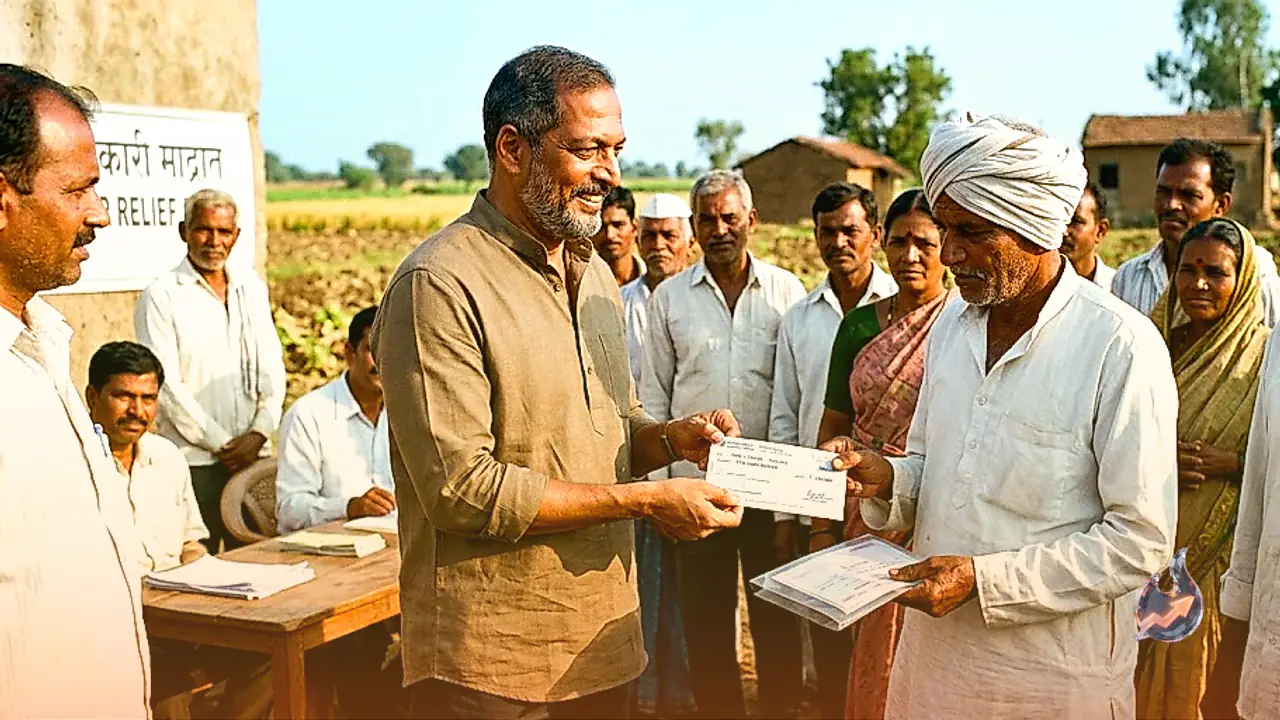 नाना पाटेकर ने रद्द की 1.5 करोड़ की गाड़ी की खरीद, संकटग्रस्त किसान परिवारों में बांटे चेक
