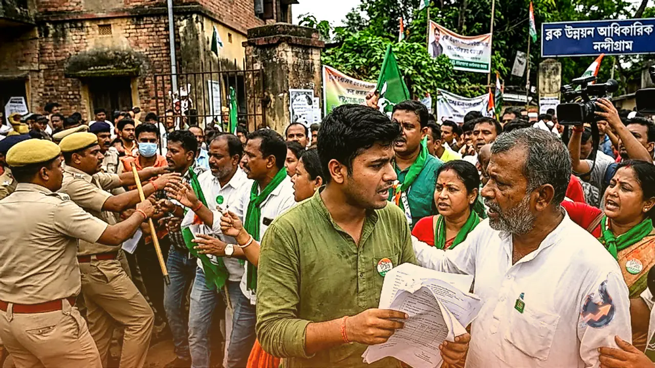 नंदीग्राम उपचुनाव में तृणमूल कांग्रेस के दोनों उम्मीदवारों की उम्मीदवारी पर संकट, जोड़ाफूल चुनाव चिह्न और पार्टी नाम पर रोक के बाद फंसा पेंच