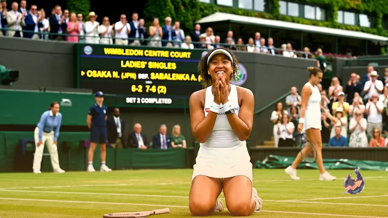 Naomi Osaka Storms Into Her First Wimbledon Quarter-Final With a Statement Win Over Sabalenka