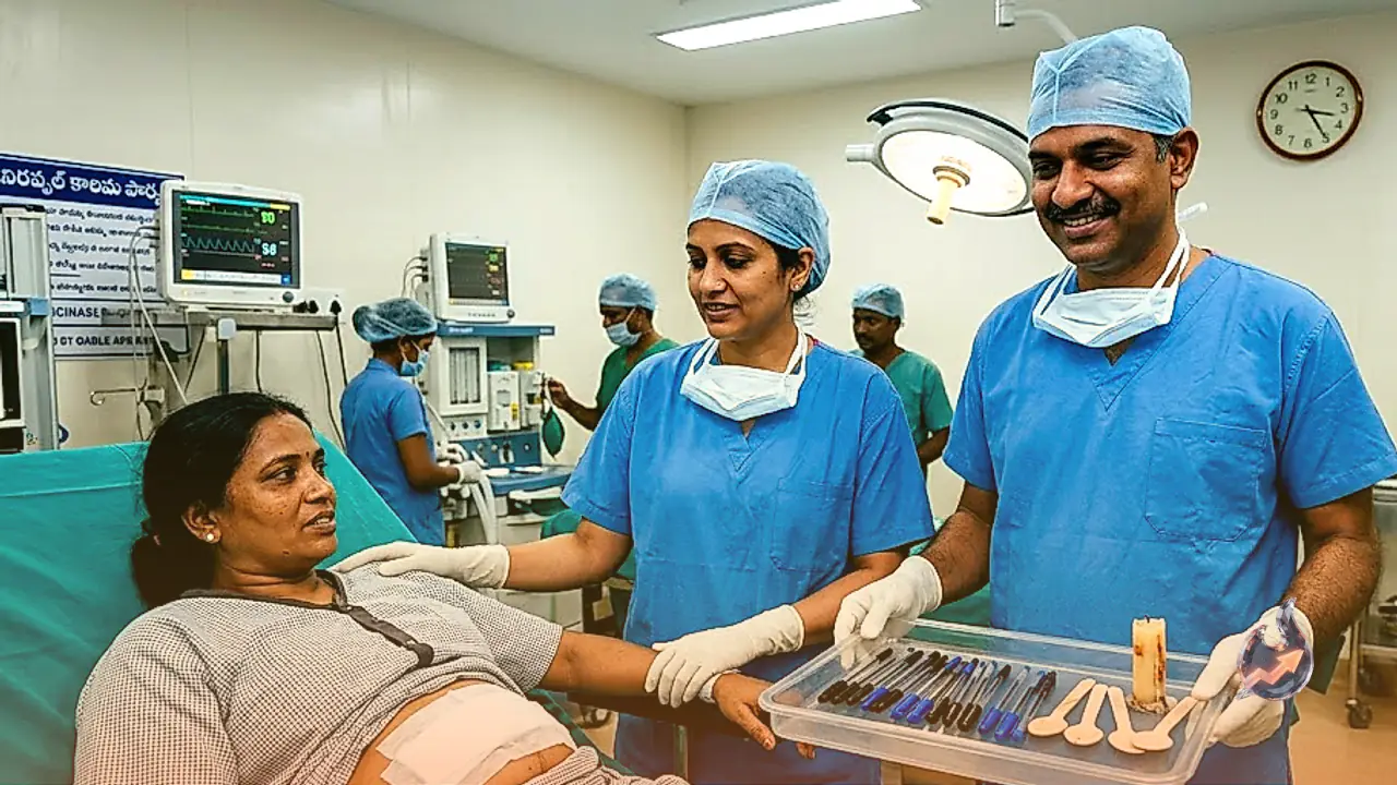Complex Surgery in Andhra Pradesh as Doctors Extract 13 Pens, 5 Spoons, and Candle from Woman