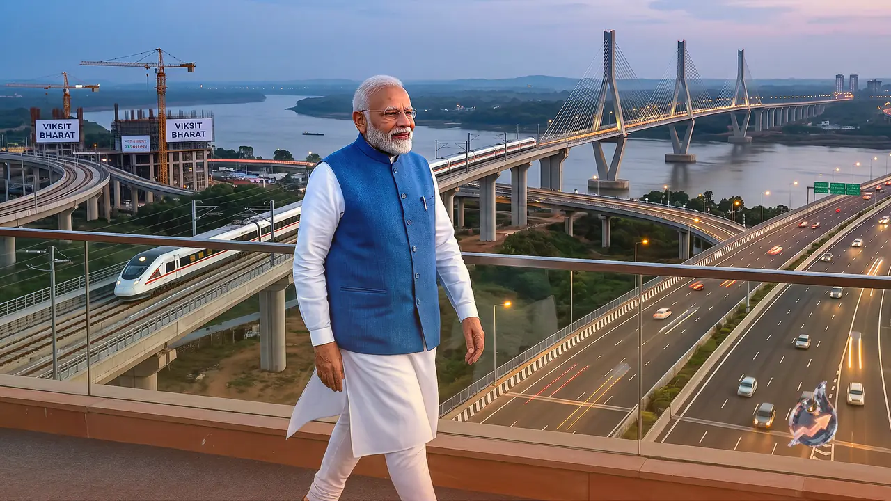 Narendra Modi Spotlights a Decade of Infrastructure, Pledges Next-Generation Projects for a Developed India