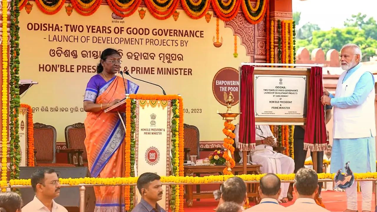 Narendra Modi Visits Odisha, Launches Development Works Alongside Rashtrapati Ji as State Completes Two Years