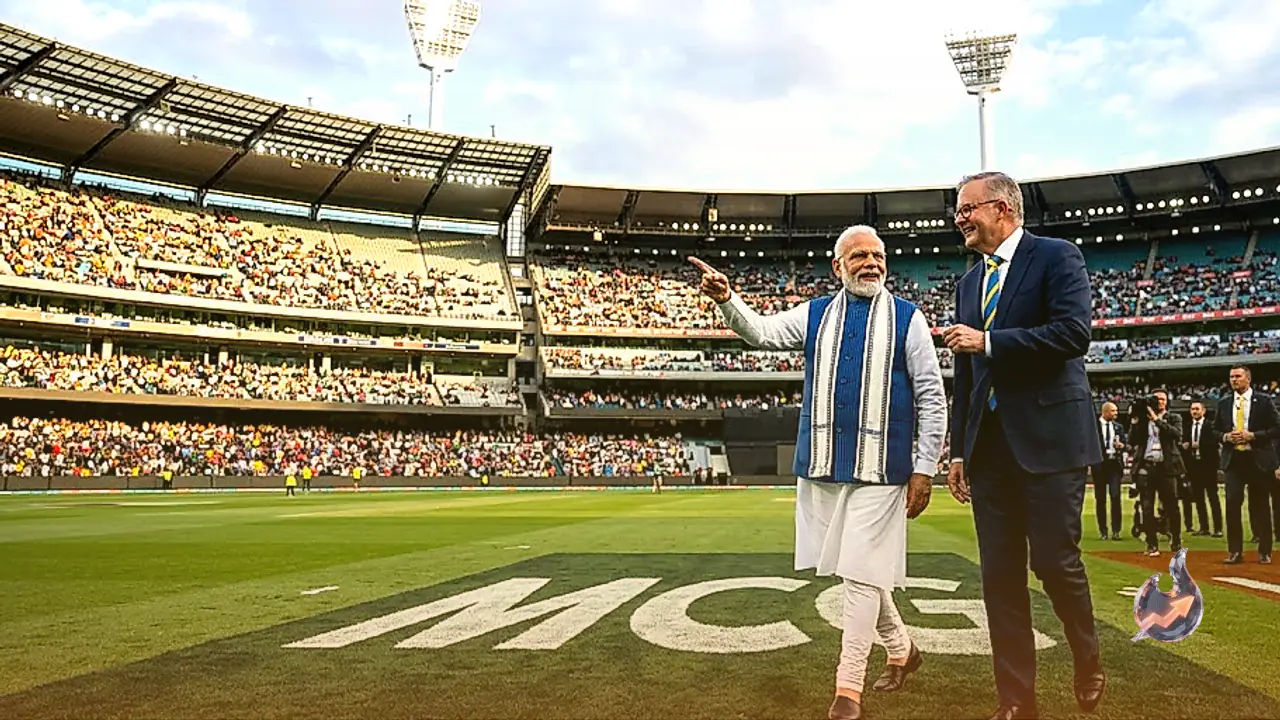 Narendra Modi Shares Moments from Melbourne Cricket Ground Visit